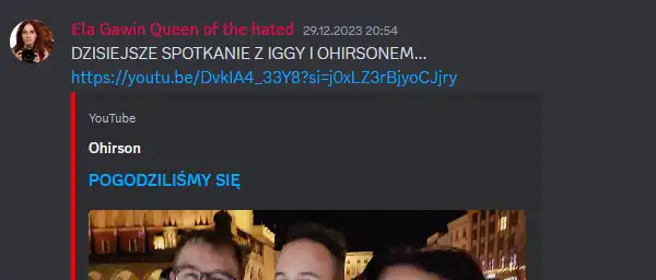 Ela Gawin na wojennej ściezce z Ohirsonem i Kordim