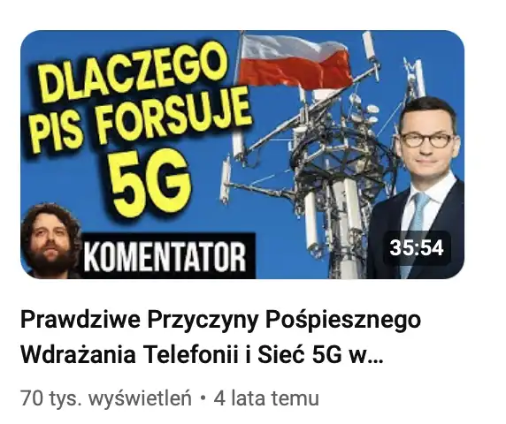 Ator straszy technologia 5G