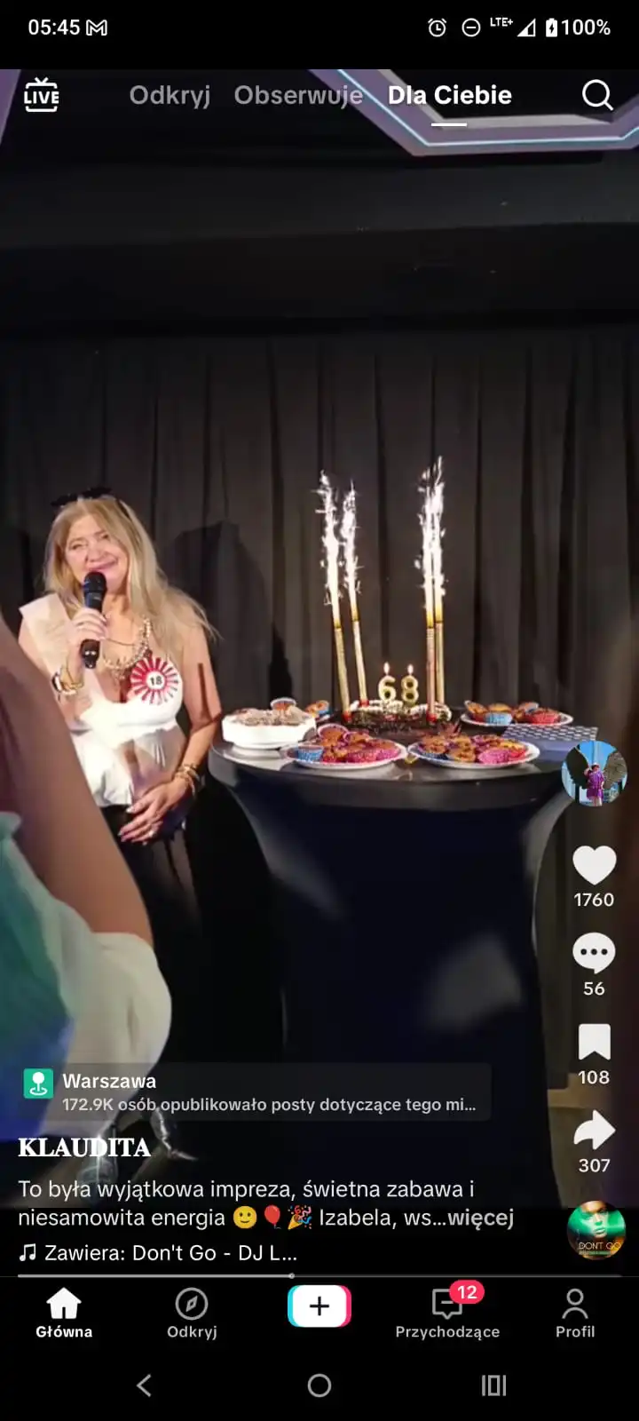 Iza Kisio - 68 urodziny