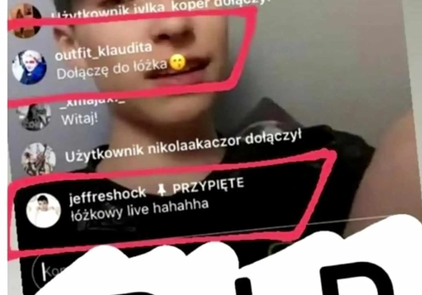 Klaudeliza proponuje spanie z trzynastolatkiem