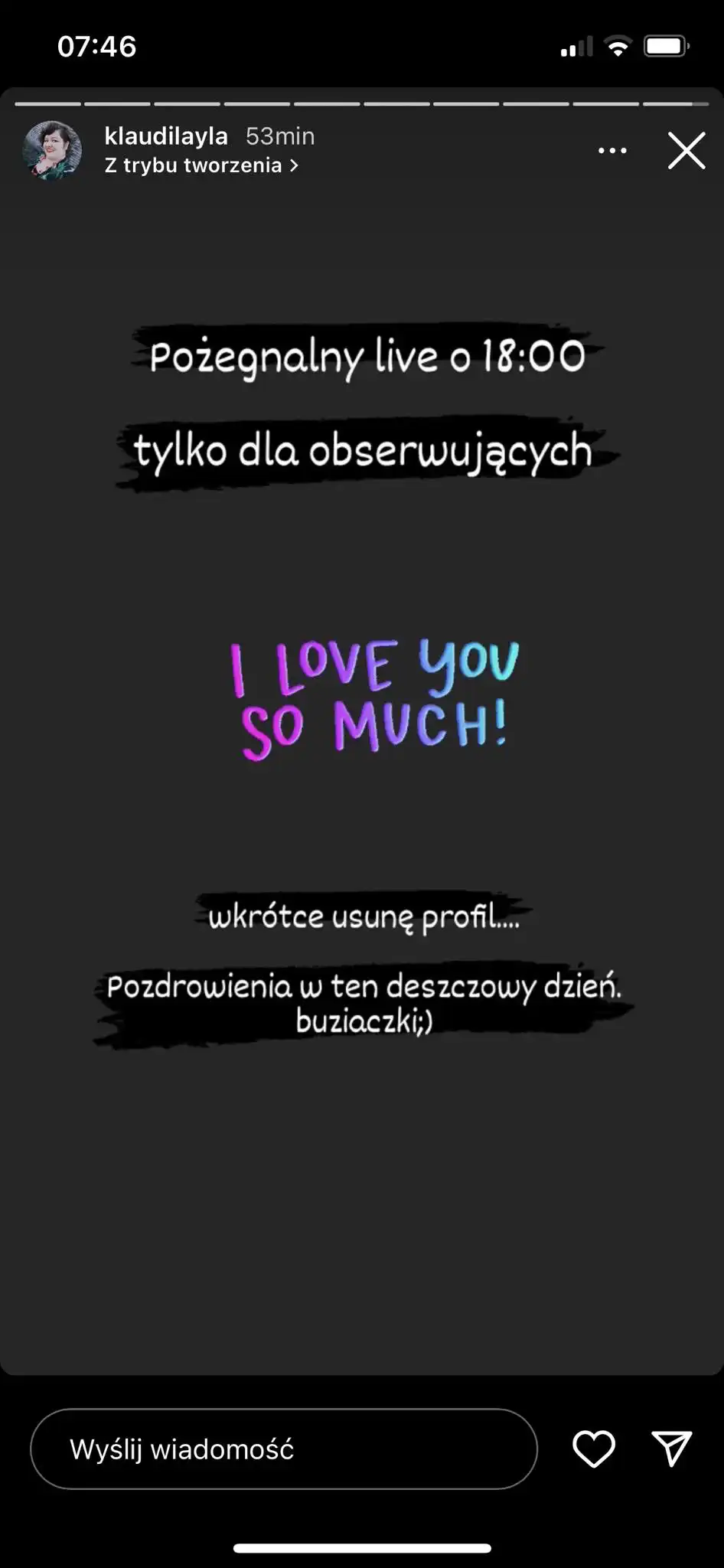 Klaudeliza odchodzi z Interternetu