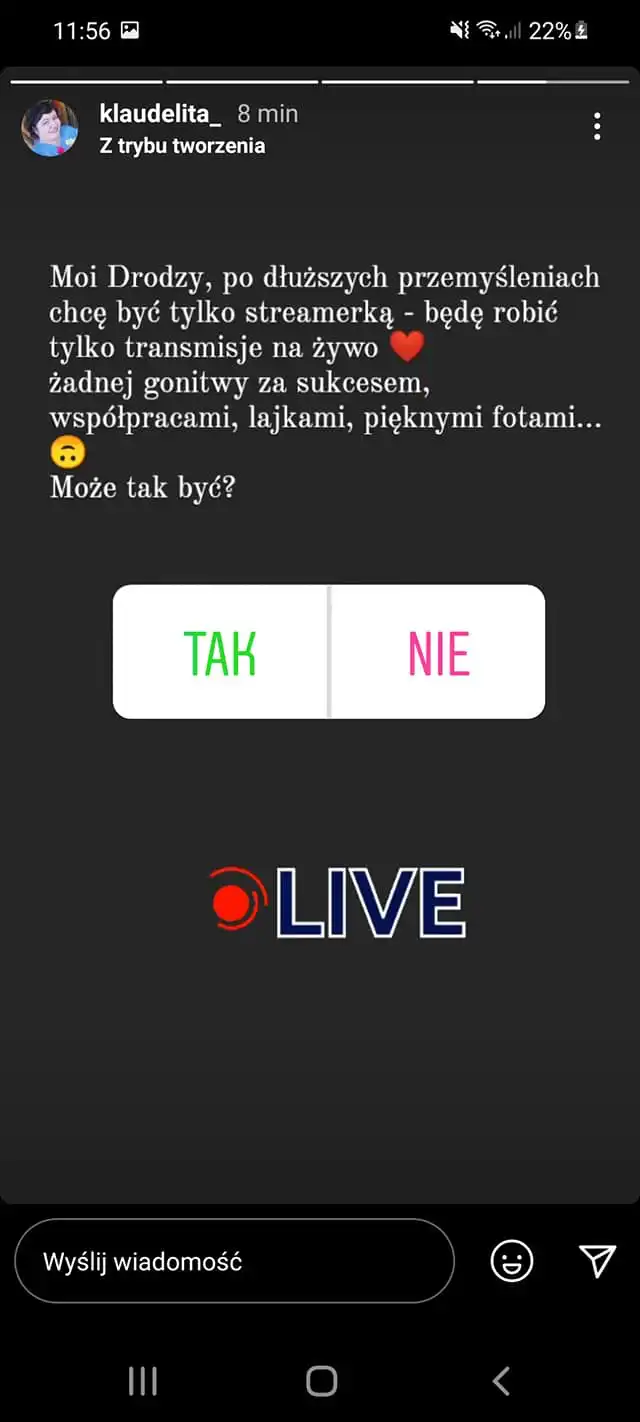 Klaudeliza odchodzi z Interternetu